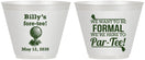 Custom Birthday 9 oz Wine Frosted Cups - 40th Golf | 20134