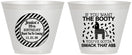 Custom Birthday 9 oz Wine Frosted Cups - 25th Smack Ass | 20138
