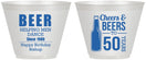 Custom Birthday 9 oz Wine Frosted Cups - Cheers Beers To 50 Years | 20160
