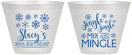 Custom Birthday 9 oz Wine Frosted Cups - 30th Christmas | 20188