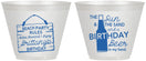 Custom Birthday 9 oz Wine Frosted Cups - Beach | 20200