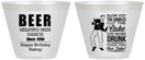 Custom Birthday 9 oz Wine Frosted Cups - 40th | 20231