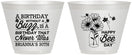 Custom Birthday 9 oz Wine Frosted Cups - 30th | 20255