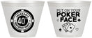 Custom Birthday 9 oz Wine Frosted Cups - 40th Las Vegas | 20261