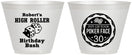 Custom Birthday 9 oz Wine Frosted Cups - 30th Las Vegas | 20262