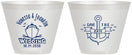 Custom Wedding 9 oz Wine Frosted Cups - Save The Date Cruise | 209