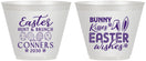 Custom Easter 9 oz Wine Frosted Cups - Bunny Kisses Eggs | 210014