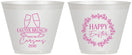 Custom Easter 9 oz Wine Frosted Cups - Brunch | 210015