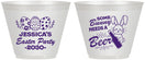 Custom Easter 9 oz Wine Frosted Cups - Bunny Needs A Beer | 210018