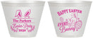 Custom Easter 9 oz Wine Frosted Cups - Bunny Eggs | 210019