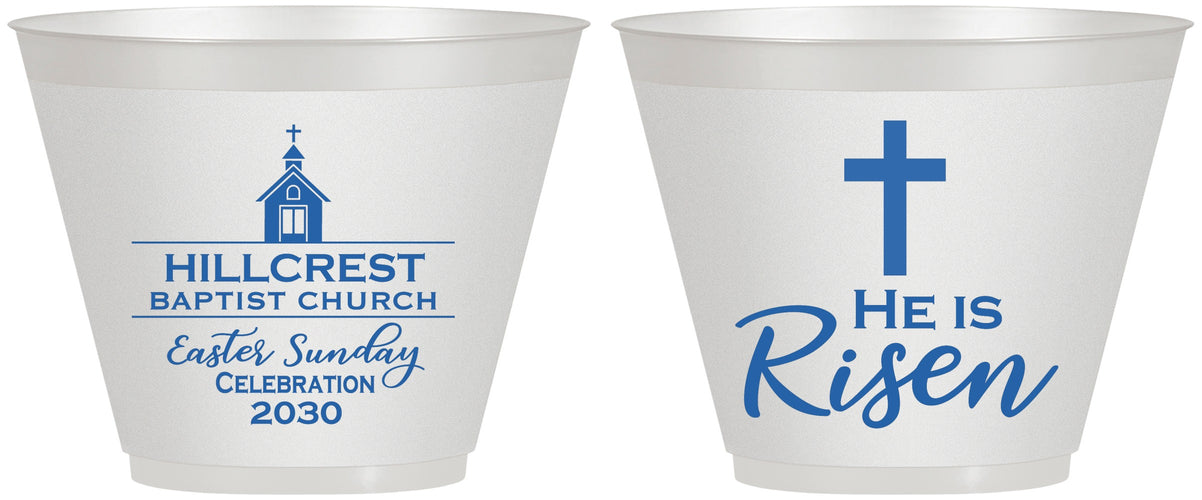Custom Easter 9 oz Wine Frosted Cups - Easter Sunday | 210021