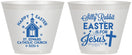 Custom Easter 9 oz Wine Frosted Cups - Silly Rabbit | 210025
