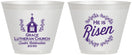 Custom Easter 9 oz Wine Frosted Cups - He Is Risen | 210026
