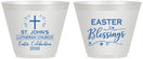 Custom Easter 9 oz Wine Frosted Cups - Easter Blessings Church | 210029