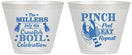 Custom 4th Of July 9 oz Wine Frosted Cups - Pink Peel Crawfish | 220011