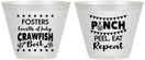 Custom 4th Of July 9 oz Wine Frosted Cups - Crawfish Boil | 220016