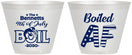 Custom 4th Of July 9 oz Wine Frosted Cups - Crawfish Boil | 220017
