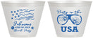 Custom 4th Of July 9 oz Wine Frosted Cups - Party In The Usa | 220023