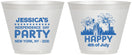 Custom 4th Of July 9 oz Wine Frosted Cups - New York | 220039