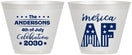 Custom 4th Of July 9 oz Wine Frosted Cups - Merica Af | 220041