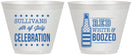 Custom 4th Of July 9 oz Wine Frosted Cups - Red White Booze | 220043