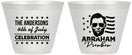 Custom 4th Of July 9 oz Wine Frosted Cups - Abraham Drinkin | 220044