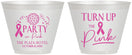 Custom Awareness 9 oz Wine Frosted Cups - Party In Pink | 230002