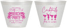Custom Awareness 9 oz Wine Frosted Cups - Beach Party | 230007