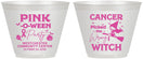 Custom Awareness 9 oz Wine Frosted Cups - Wrong Witch | 230010
