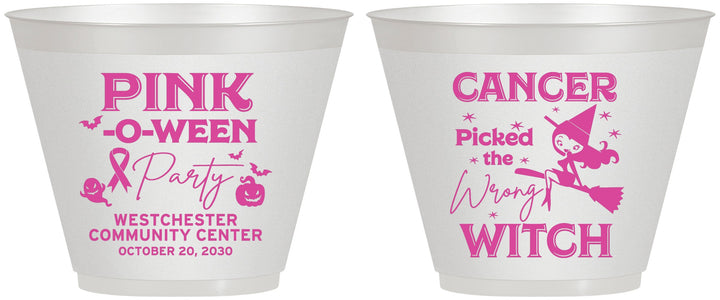 Custom Awareness 9 oz Wine Frosted Cups - Wrong Witch | 230010