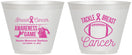 Custom Awareness 9 oz Wine Frosted Cups - Football Tackle | 230019