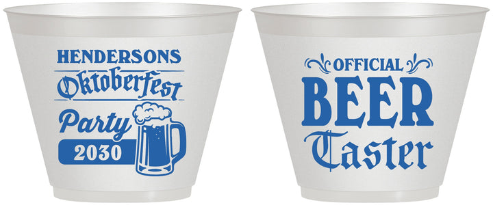 Custom Oktoberfest 9 oz Wine Frosted Cups - Beer Taster | 240000