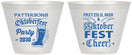 Custom Oktoberfest 9 oz Wine Frosted Cups - Pretzel | 240001