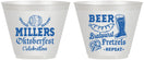 Custom Oktoberfest 9 oz Wine Frosted Cups - Bratwurst Pretzels | 240007