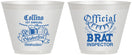 Custom Oktoberfest 9 oz Wine Frosted Cups - Brat Inspector | 240011
