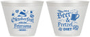 Custom Oktoberfest 9 oz Wine Frosted Cups - Pretzel | 240012