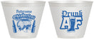 Custom Oktoberfest 9 oz Wine Frosted Cups - Drunk Af | 240016