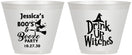 Custom Halloween 9 oz Wine Frosted Cups - Drink Up Witches | 250001