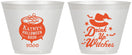 Custom Halloween 9 oz Wine Frosted Cups - Drink Up Witches | 250004