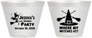 Custom Halloween 9 oz Wine Frosted Cups - Witches | 250005