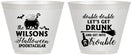 Custom Halloween 9 oz Wine Frosted Cups - Witch | 250011