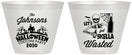 Custom Halloween 9 oz Wine Frosted Cups - Skellawasted Skeleton | 250014