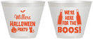 Custom Halloween 9 oz Wine Frosted Cups - Boo | 250016