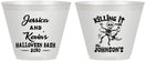Custom Halloween 9 oz Wine Frosted Cups - Skeleton | 250017