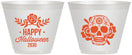 Custom Halloween 9 oz Wine Frosted Cups - Sugar Skull | 250020