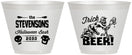 Custom Halloween 9 oz Wine Frosted Cups - Trick Or Beer | 250021