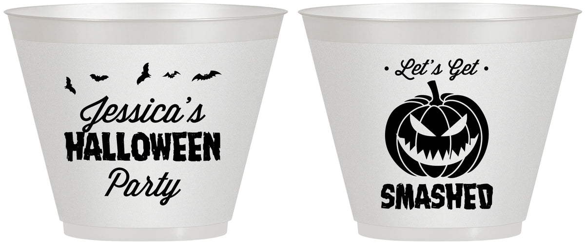 Custom Halloween 9 oz Wine Frosted Cups - Pumpkin | 250030