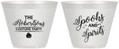 Custom Halloween 9 oz Wine Frosted Cups - Spooks Spirits | 250037