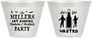 Custom Halloween 9 oz Wine Frosted Cups - Werewolf Witch | 250039