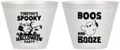 Custom Halloween 9 oz Wine Frosted Cups - Boos And Booze | 250041